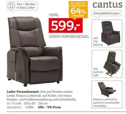 XXXLutz Cantus leder-fernsehsessel Angebot