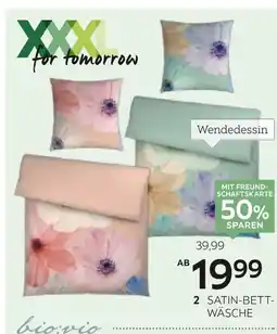 XXXLutz Bio:vio satin-bettwäsche-garnitur „march“ Angebot