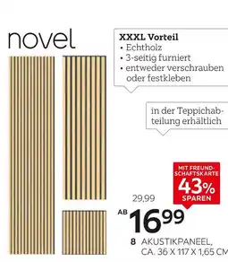 XXXLutz Novel akustikpaneel Angebot