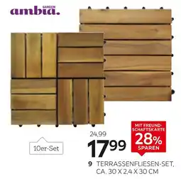 XXXLutz Ambia garden terrassenfliesen-set akazie uno Angebot