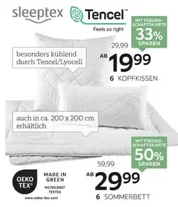XXXLutz Sleeptex sommerbett Angebot
