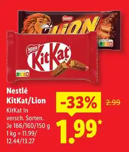 Lidl Nestlé kitkat Angebot