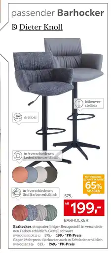 XXXLutz Dieter knoll barhocker Angebot