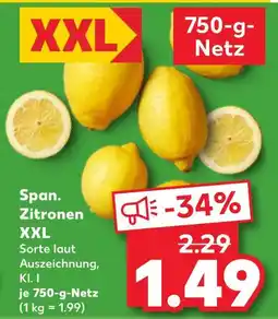 Kaufland Span. zitronen xxl Angebot