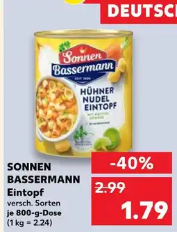 Kaufland Sonnen bassermann eintopf Angebot