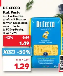 Kaufland De cecco ital. pasta Angebot