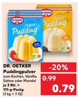 Kaufland Dr. oetker puddingpulver Angebot