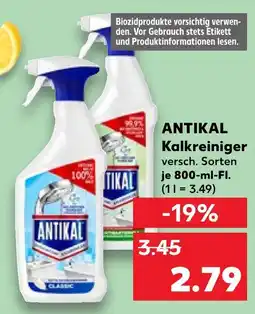 Kaufland Antikal kalkreiniger Angebot
