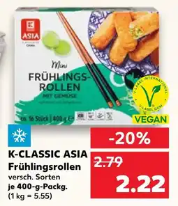 Kaufland K-classic asia frühlingsrollen Angebot