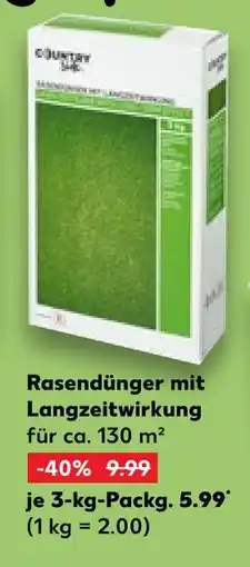 Kaufland Rasendünger mit langzeitwirkung Angebot