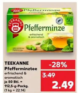 Kaufland Teekanne pfefferminztee Angebot