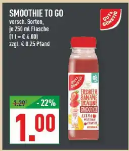 Marktkauf Gut & günstig smoothie to go Angebot