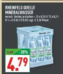 Marktkauf Rheinfels quelle mineralwasser Angebot