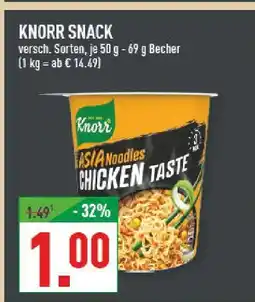 Marktkauf Knorr snack asia noodles chicken taste Angebot