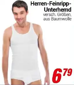 CENTERSHOP Herren-Feinripp Unterhemd Angebot