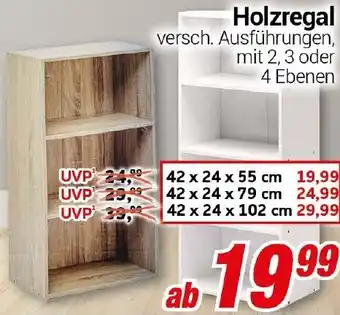 CENTERSHOP Holzregal Angebot