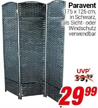 CENTERSHOP Paravent Angebot