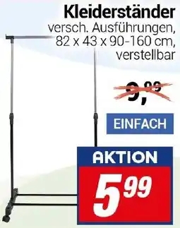 CENTERSHOP Kleiderständer EINFACH Angebot
