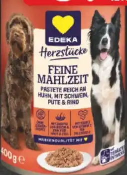 E-Center Edeka Herzstücke Feine Mahlzeit Hundenassfutter Angebot
