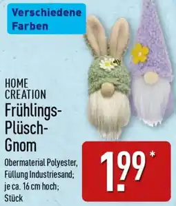 Aldi Nord HOME CREATION Frühlings Plüsch Gnom Angebot