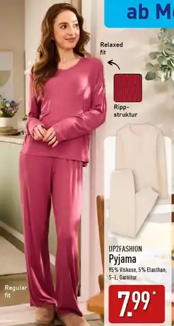 Aldi Nord UP2FASHION Pyjama Angebot