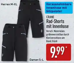 Aldi Nord CRANE Rad-Shorts mit Innenhose Angebot