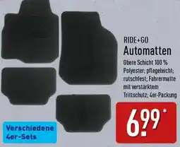 Aldi Nord RIDE+GO Automatten Angebot