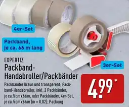 Aldi Nord EXPERTIZ Packband Handabroller/Packbänder Angebot