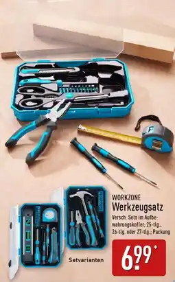 Aldi Nord WORKZONE Werkzeugsatz Angebot