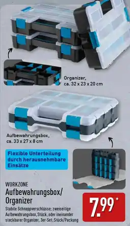 Aldi Nord WORKZONE Aufbewahrungsbox/ Organizer Angebot
