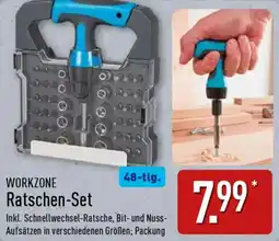 Aldi Nord WORKZONE Ratschen-Set Angebot