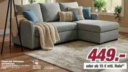 Poco Ecksofa inkl. Bettfunktion und Bettkasten Angebot