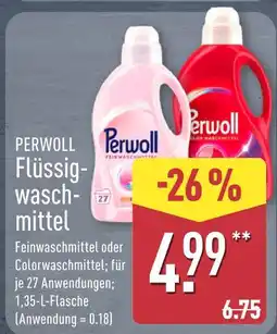 Aldi Nord Perwoll flüssigwaschmittel feinwaschmittel Angebot