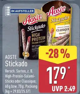 Aldi Nord Aoste stickado high protein Angebot