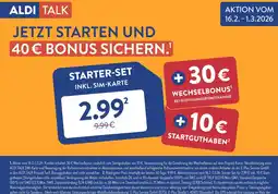 Aldi Nord Aldi talk starter-set inkl. sim-karte Angebot