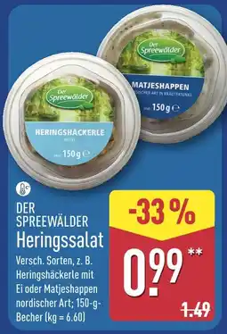 Aldi Nord Der spreewälder heringssalat Angebot