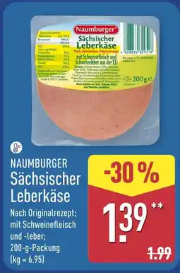Aldi Nord Naumburger sächsischer leberkäse Angebot