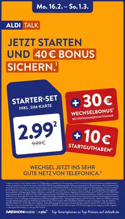 Aldi Nord Aldi talk starter-set inkl. sim-karte Angebot