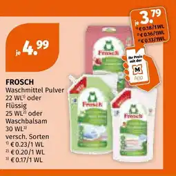 Müller FROSCH Waschmittel Pulver Angebot