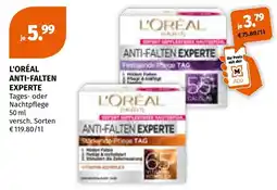 Müller L'ORÉAL ANTI-FALTEN EXPERTE Tages- oder Nachtpflege Angebot