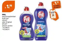 Müller PRIL Geschirrspülmittel Kraft-Gel oder Original Angebot