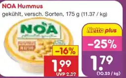Netto Marken-Discount NOA Hummus Angebot