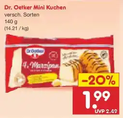 Netto Marken-Discount Dr. Oetker Mini Kuchen Angebot