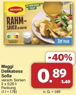 Famila Nord West Maggi Delikatess Soße Angebot
