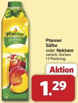 Famila Nord West Pfanner Säfte oder Nektare Angebot