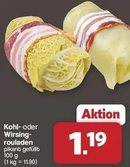 Famila Nord West Kohl- oder Wirsingrouladen Angebot