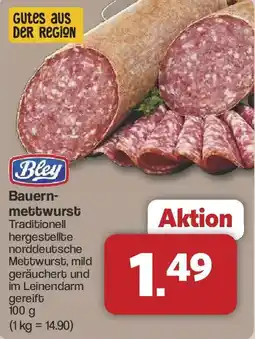 Famila Nord West Bley Bauernmettwurst Angebot