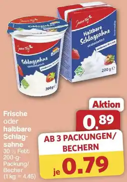 Famila Nord West Frische oder haltbare Schlagsahne Angebot