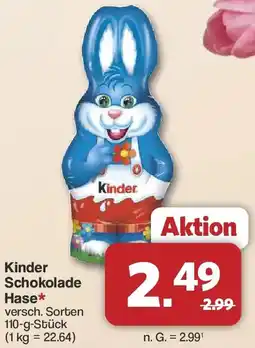 Famila Nord West Kinder Schokolade Hase Angebot