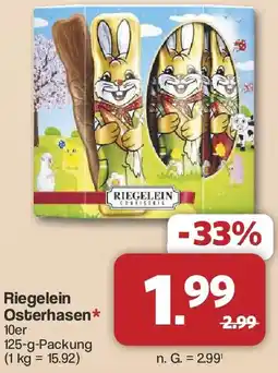 Famila Nord West Riegelein Osterhasen Angebot